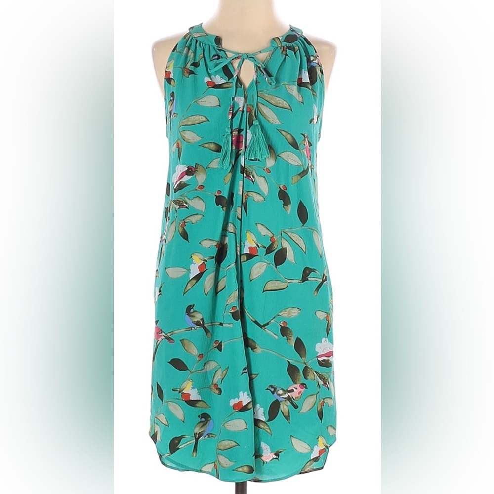 c&e Sleeveless Bird Print Dress